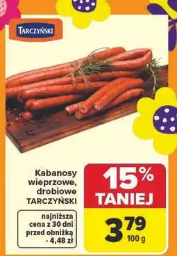 Carrefour Kabanosy drobiowe Tarczyński oferta