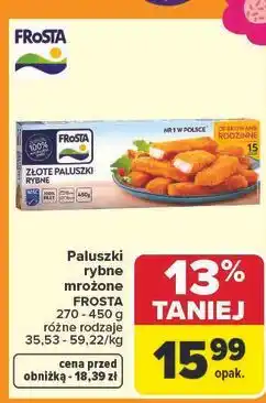 Carrefour Złote paluszki rybne z fileta Frosta oferta