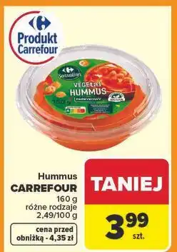 Carrefour Hummus paprykowy Carrefour Sensation oferta