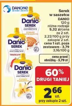 Carrefour Serek waniliowy Danone Danio oferta