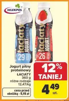 Carrefour Jogurt proteinowy naturalny Łaciaty oferta