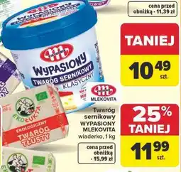 Carrefour Twaróg sernikowy Mlekovita oferta