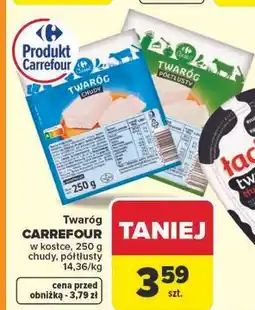Carrefour Twaróg chudy Carrefour oferta