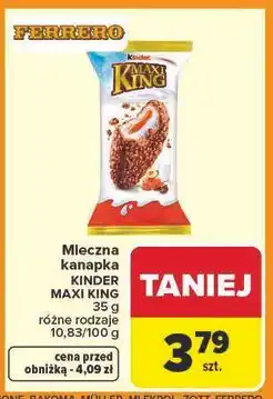 Carrefour Baton Kinder Maxi King oferta