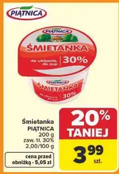 Carrefour Śmietanka 30% Piątnica oferta