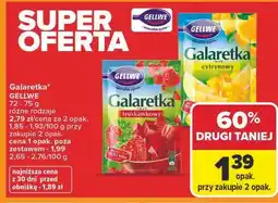 Carrefour Galaretka cytrynowa Gellwe oferta