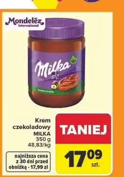 Carrefour Krem czekoladowo-orzechowy Milka oferta