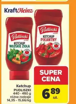 Carrefour Ketchup pikantny Pudliszki oferta