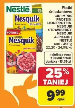Carrefour Płatki protein Lion oferta