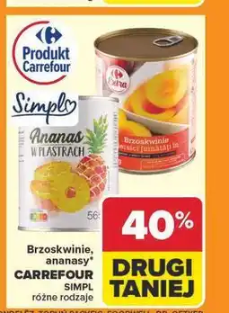 Carrefour Ananas w plastrach Simpl oferta