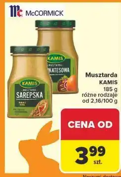 Carrefour Musztarda delikatesowa Kamis oferta