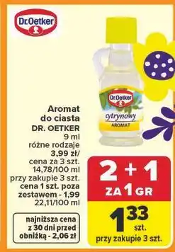 Carrefour Aromat cytrynowy Dr. Oetker oferta