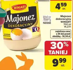 Carrefour Majonez dekoracyjny Winiary oferta