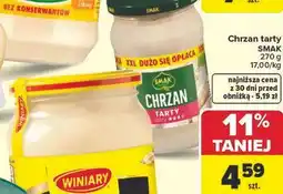 Carrefour Chrzan tarty Smak oferta