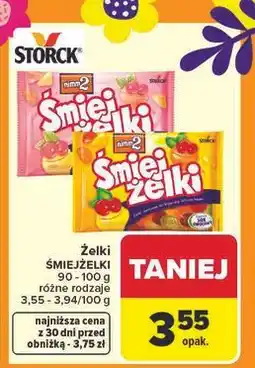 Carrefour Żelki jogurtowe Nimm2 Śmiejżelki Sokki oferta