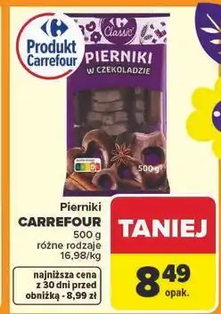 Carrefour Pierniki w czekoladzie Carrefour oferta