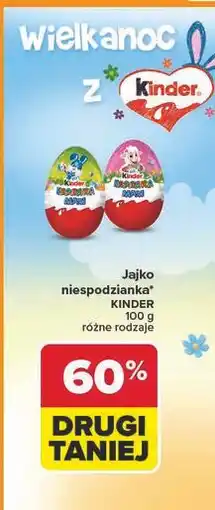 Carrefour Jajko niespodzianka króliczek Kinder Niespodzianka Maxi oferta
