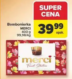 Carrefour Bombonierka czerwona Storck Merci oferta