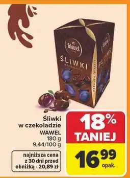 Carrefour Bombonierka śliwki w czekoladzie Wawel oferta