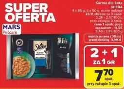 Carrefour Karma dla kota z kurczakiem drobiem indykiem Sheba Fresh & Fine oferta