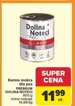 Carrefour Karma dla dorosłych psów bogata w wołowinę Dolina Noteci oferta