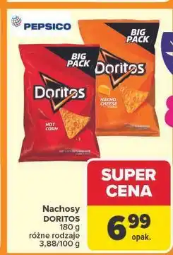 Carrefour Chipsy kukurydziane o smaku serowym Doritos oferta