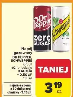 Carrefour Napój mojito Schweppes oferta