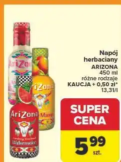 Carrefour Napój raspberry iced tea Arizona oferta