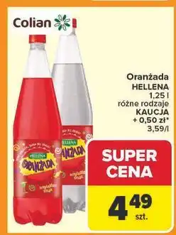 Carrefour Oranżada czerwona Hellena oferta