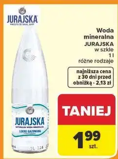 Carrefour Woda lekko gazowana szkło Jurajska oferta