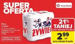 Carrefour Piwo Żywiec Jasne Pełne oferta