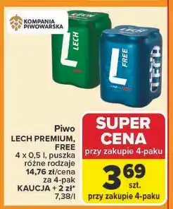 Carrefour Piwo Lech Free oferta