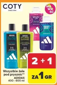 Carrefour Żel pod prysznic energy drive Adidas Fresh Vibes oferta