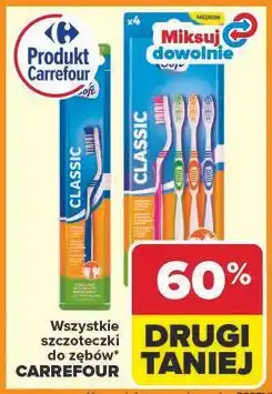 Carrefour Szczoteczki do zębów soft Carrefour Soft oferta