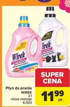 Carrefour Płyn do prania delikatnych tkanin z lanoliną Wirek oferta