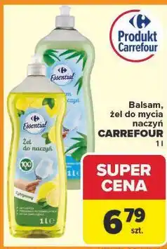 Carrefour Żel do mycia naczyń cytrynowy Carrefour Essential oferta