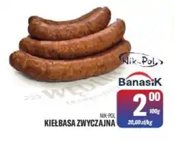 TomiMarkt Nik-Pol Kiełbasa Zwyczajna oferta