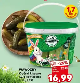 Kaufland Ogórki kiszone Wąwoźny oferta