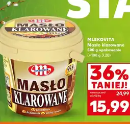Kaufland Masło klarowane Mlekovita oferta