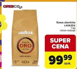 Carrefour Kawa ziarnista różne rodzaje oferta