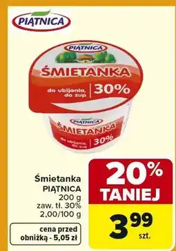 Carrefour Śmietanka 30% oferta