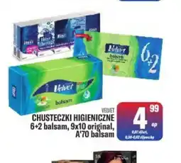 TomiMarkt Velvet chusteczki higieniczne oferta