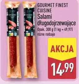 ALDI GOURMET FINEST CUISINE Salami długodojrzewające oferta