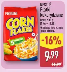 ALDI NESTLÉ Płatki kukurydziane oferta