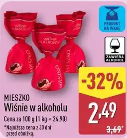 ALDI MIESZKO Wiśnie w alkoholu oferta