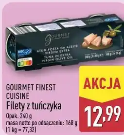 ALDI GOURMET FINEST CUISINE Filety z tuńczyka oferta