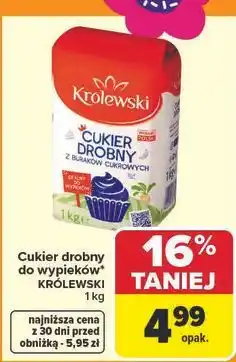 Carrefour Cukier drobny Królewski oferta