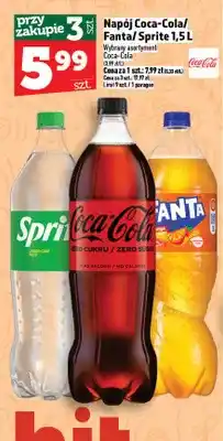 Topaz Napój Coca-Cola/Fanta/Sprite oferta