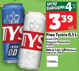 Topaz Piwo Tyskie oferta