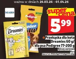 Topaz Przekąska dla kota Dreamies 60g/dla psa Pedigree oferta